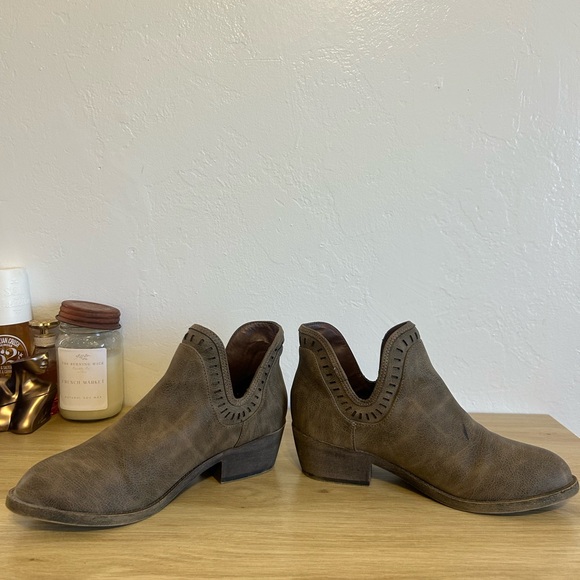 Pop Taupe Ankle Booties - Picture 7 of 8